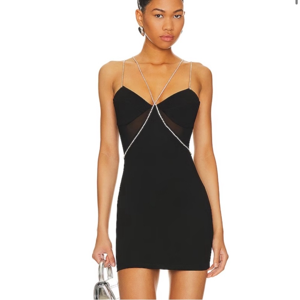 Superdown Black Mini Dress